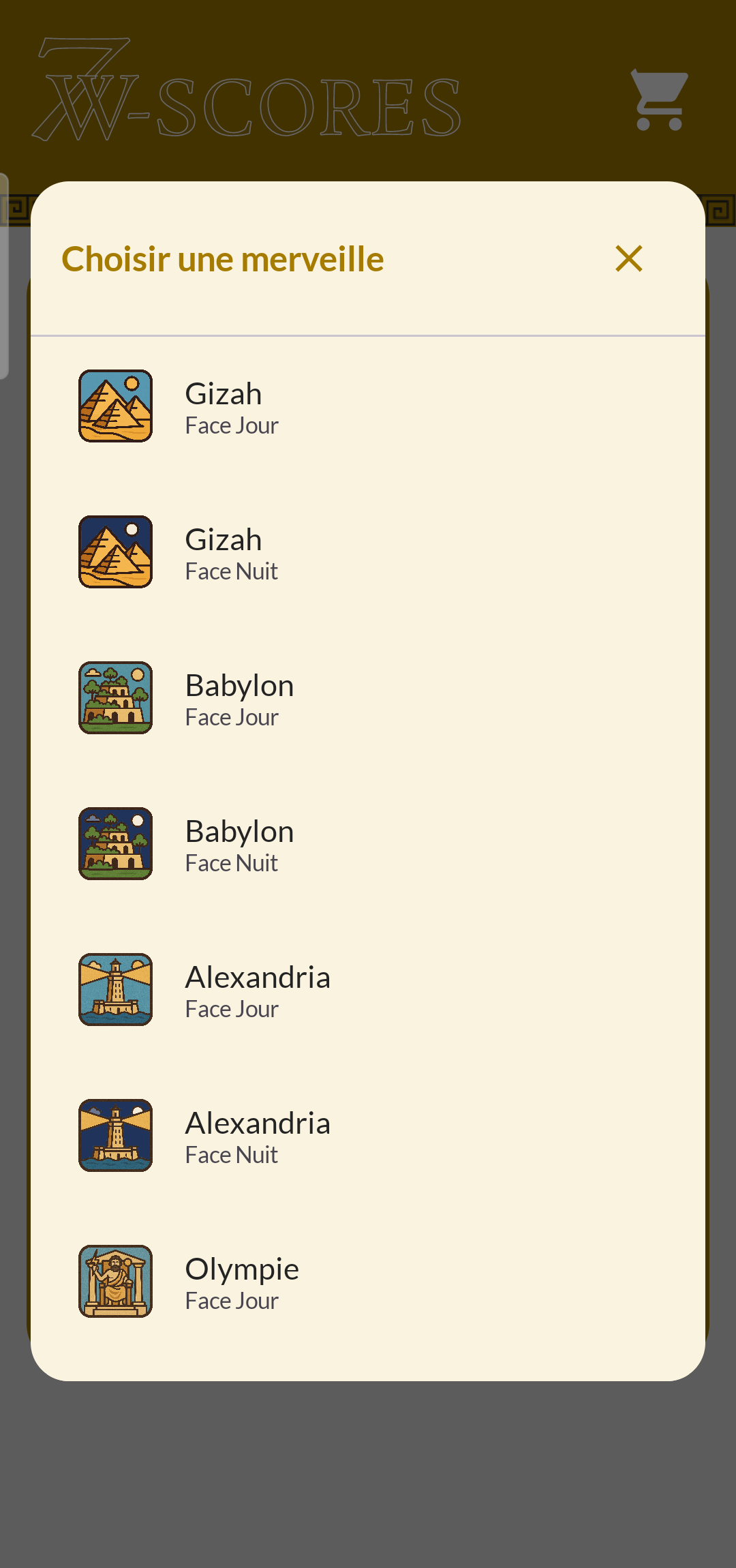 Sélection de merveille